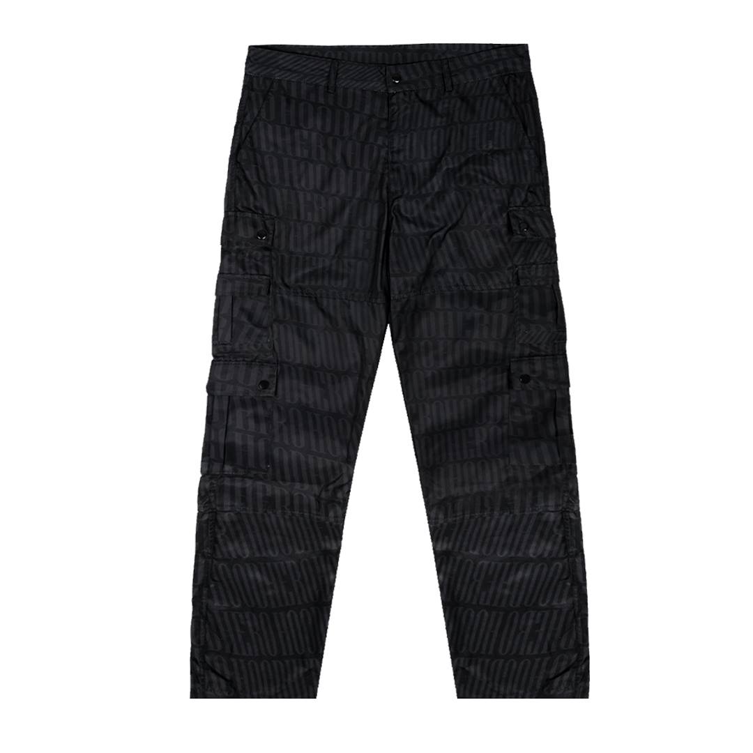 Winter Cargo Pants Monogram - Black